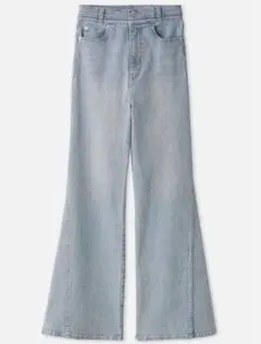 【SNIDEL】Sustainableストレッチフレアデニムパンツ