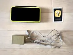 Newニンテンドー2DS LL（ライム×ブラック） 充電器・ARカード付き