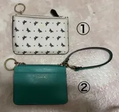 COACH 蝶々柄 カードケース 2点セット