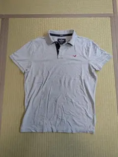 Hollister ポロシャツ ブルーグレー系 Lサイズのサムネイル