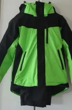 ワークマン　イージス防水防寒スーツ上下　ライムグリーン　LL