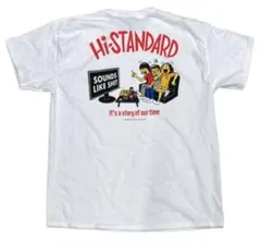 新品未使用Hi-STANDARD SLS TEE ピザXLホワイト　ハイスタのサムネイル