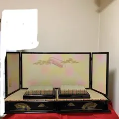 ［雛人形】屏風御親台人形台小道具セット価格‼️ ばら売り❌9/25で処分します❗️