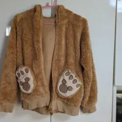 東京ディズニーシー フード付きパーカー ベージュ