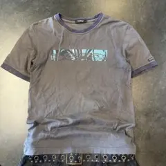 y2k 00s BURBERRY短丈リンガーtee archive c-boy