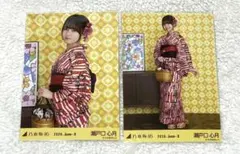 瀬戸口心月 生写真 浴衣 3種コンプ - メルカリ