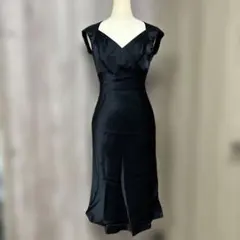 k*i様 エレガントなブラックパーティードレス