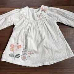 ♡next♡うさぎお花刺繍チュニックワンピース　ブラウス　ZARA GAP