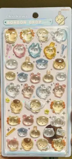 正規品 ボンボンドロップシール ちいかわ みんなポーズ