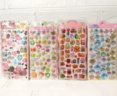 ぷっくりシール シール　3D ぷにぷにシール　キャンディシール　ステッカー