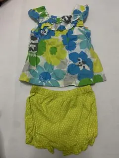 Carter's ベビー服 セットアップ 12ヶ月 花柄 ドットのサムネイル