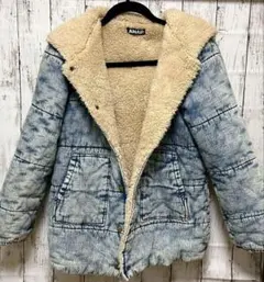 ANAP アナップ　デニムボア中綿ジャケット　F