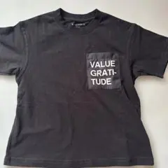 THE SHOP TK ポケットTシャツ ブラック 110cmのサムネイル