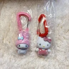 サンリオ カラフル カナビラ マスコットチャーム マイメロ ハローキティ ガチャ