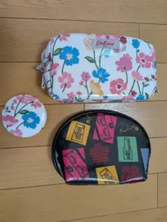 CanlKitchin ポーチ ミラー付き&マリークワントのポーチ