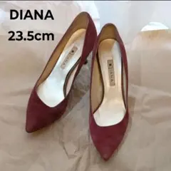 DIANA ワインレッド ポインテッドトゥパンプス