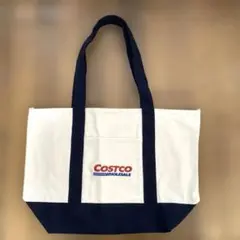 COSTCO トートバッグ ベージュ/ネイビー