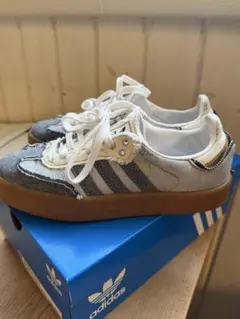 adidas sambae w atmosデニムスニーカー 24.5