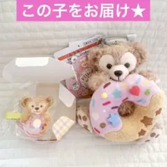 ダッフィー　フィルド・ウィズジョイ　ぬいば＆ヘアクリップセット　ダッフィー★