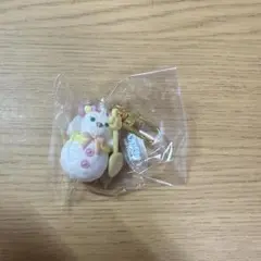 クッキーアン　ダッフィーウィンター雪だるまストラップ