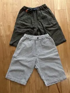 男子子供服　ハーフパンツ150cm２本セット
