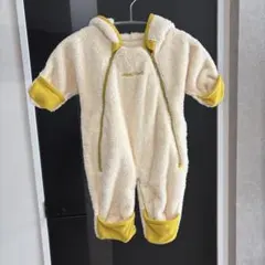 【新品未使用】mont-bell ベビー フリースロンパース フード付き