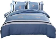 HOME オリジナル デザイン 純綿ベットシーツ ワンセット 新品