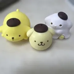ポムポムプリン マスコット フィギュア 3点セットのサムネイル