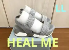HEAL MEヒールミーグレー ストラップサンダル(LL)のサムネイル