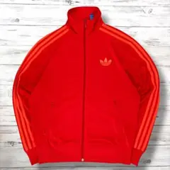 adidasoriginals トラックジャケット 刺繍ロゴ 赤 L 0023