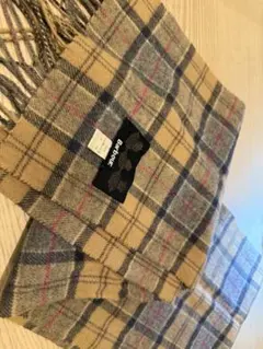 Barbour バブアー チェック柄　ストール・マフラー ・ベージュ