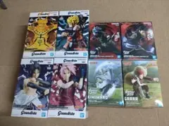 NARUTO　8点セット　ナルト　サスケ　サクラ　カカシ　オビト　君麻呂　我愛羅