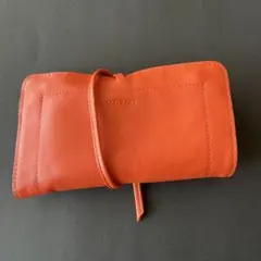 LAZY SUSAN オレンジ レザー アクセサリー入れのサムネイル