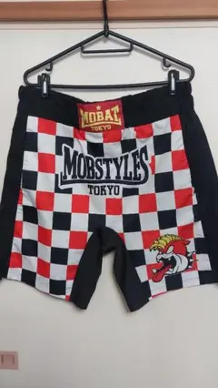 MOBSTYLES チェック柄ショートパンツ X-LARGE