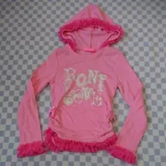 RONI フードつきロンT ピンク