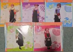 五等分の花嫁　一番くじ　アートレイヤーコレクション　一花　二乃　三玖　四葉　五月