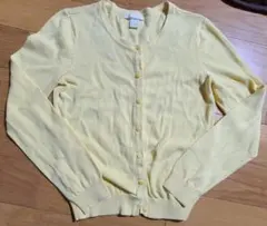 ☆BASIC  H&M　レディースカーディガン　薄手　黄色　XS