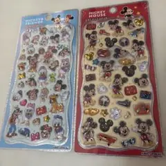 ディズニー ミッキー＆フレンズ プチドロップステッカー 2枚セット