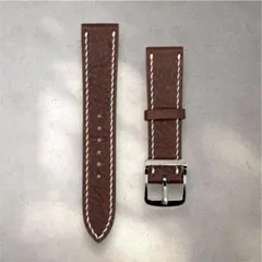 腕時計ベルト ミネルバボックス 20mm　｜総手縫い　高級革使用　レザーバンド｜