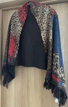 LEONARDレオナール　毛100% ウール大判ストール