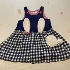 ベイビーチアー　うさぎワンピース