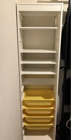 IKEA 収納ラック TROFAST イエロートレイ付き