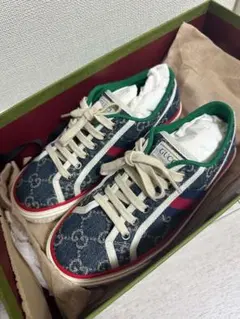 GUCCI テニス 1977 GGデニム スニーカー レディースのサムネイル