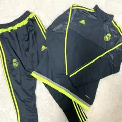 【大きいサイズ】 レアル・マドリード トラックジャケット 上下 グレー 希少