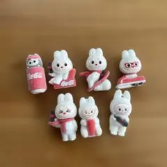 ラブブ風　ミニフィギュア　7個セット