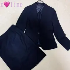 【美品】 n♥line エヌライン ストレッチ ウォッシャブル　5号　XS位　黒