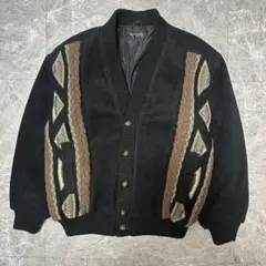 VARY DAILY ボタン付き黒ジャンパー L a9