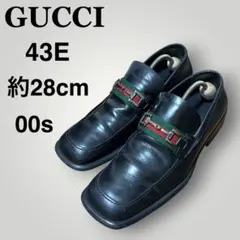 90s 00s ジョルジオ アルマーニ ドライビングシューズ 43 伊製 GA柄
