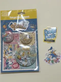 ディズニー ドナルド パルパルーザ カンバッジ3個セット