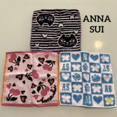 ANNA SUI ハンカチ3点セット